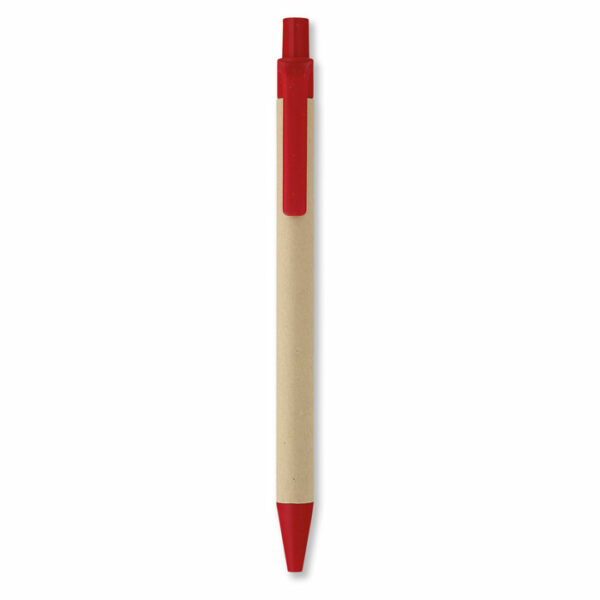 Penna a sfera in carta e mais