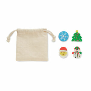 Set di 4 gomme da cancellare