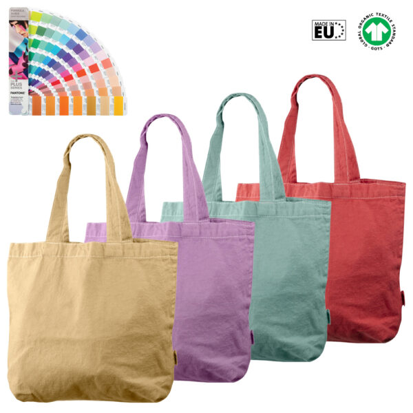 Borsa in cotone organico 230gr a colore pantone MK-GT17285