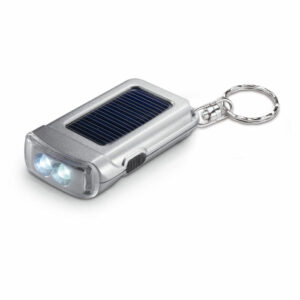 Portachiavi con torcia solare