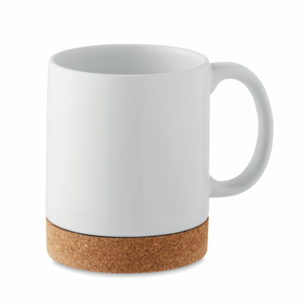 Tazza in ceramica e sughero