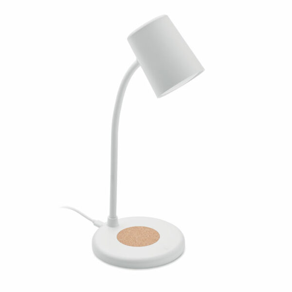 Caricatore wireless e lampada