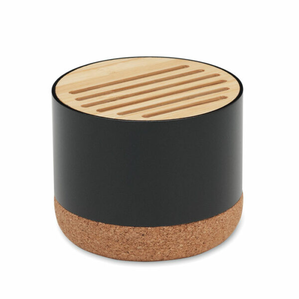 Speaker in sughero e alluminio