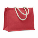 Borsa in iuta. Manici in cotone