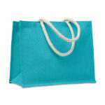 Borsa in iuta. Manici in cotone