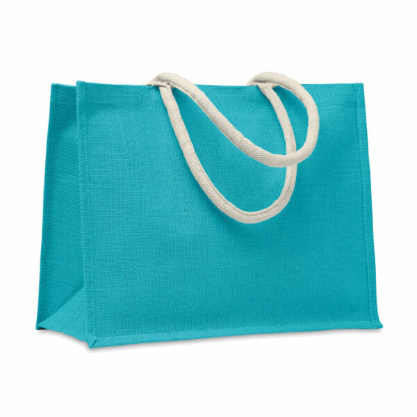Borsa in iuta. Manici in cotone