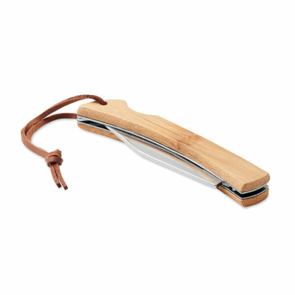 Coltello pieghevole in bamboo