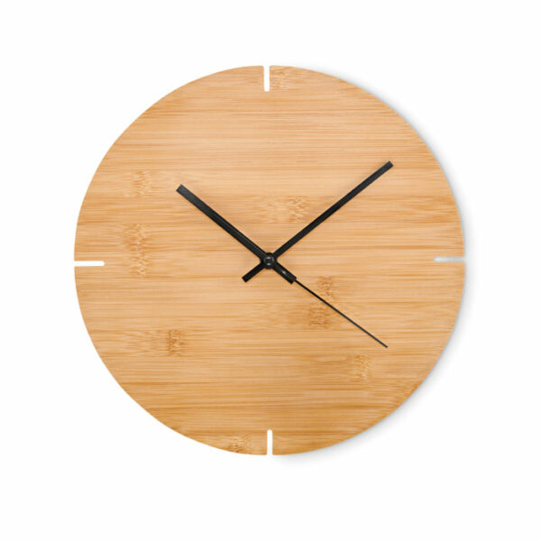 Orologio da parete in bamboo