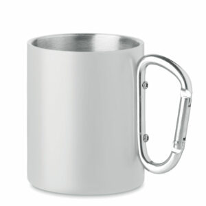Tazza in metallo c/moschettone