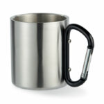 Tazza in metallo c/moschettone