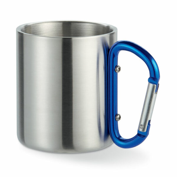 Tazza in metallo c/moschettone