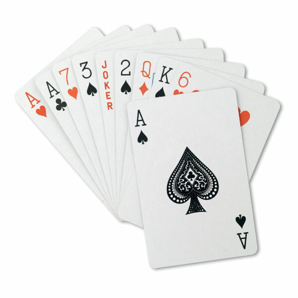 Carte da gioco in box in PP