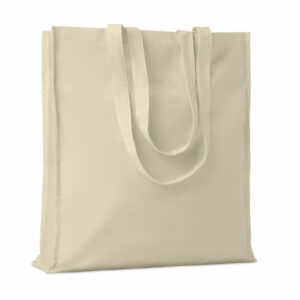 Shopper in cotone c/soffietto