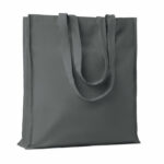 Shopper in cotone c/soffietto