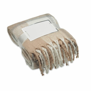 Coperta in mohair a scacchi