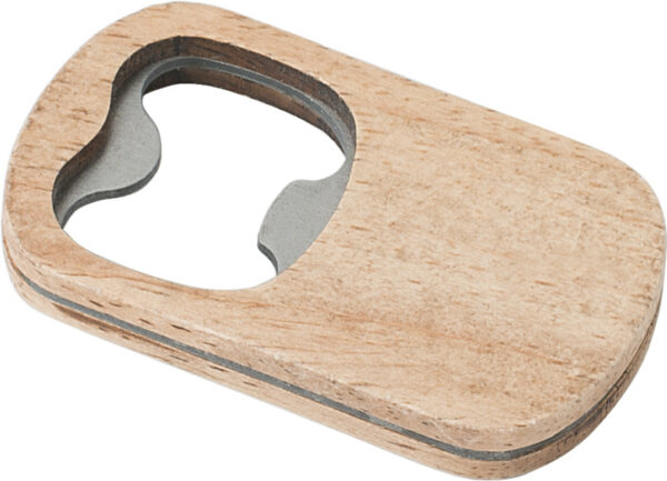 Apribottiglie in legno di faggio e acciaio inox Aviana-MK-GV710009