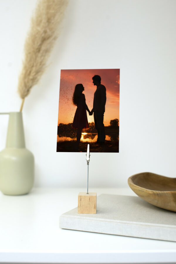 Supporto portafoto o memo, in legno Malia-MK-GV821065