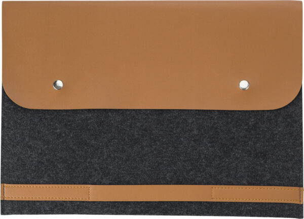 Borsa per laptop in feltro rPET Jonathan-MK-GV971802