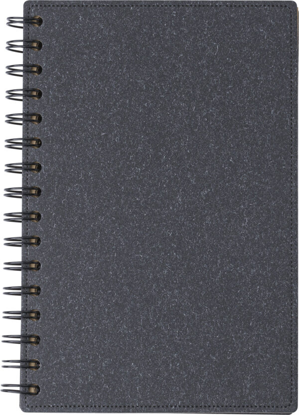 Notebook wire-o con copertina rigida in cartone riciclato Caleb-MK-GV1015153