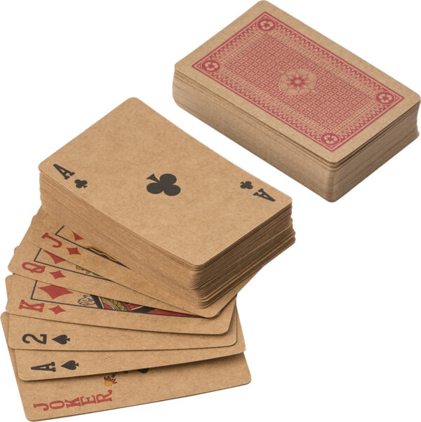 Set di 2 mazzi di carte da gioco in carta riciclata Arwen-MK-GV1042147