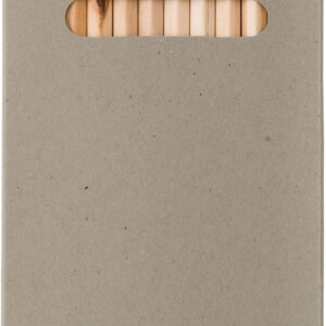 Set 12 matite in legno lunghe colorate Nina-MK-GV2474