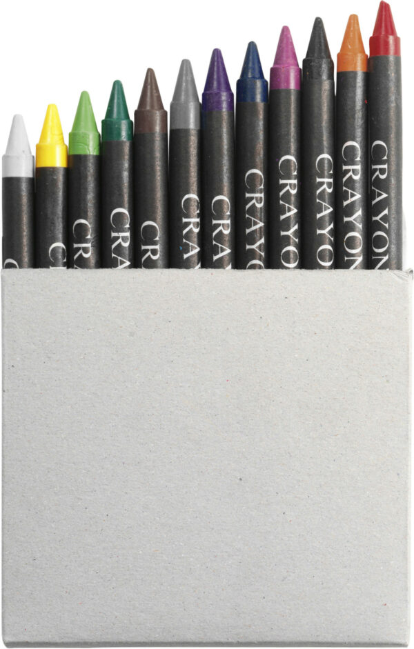 Set 12 colori a cera in cartone Paulina-MK-GV2790