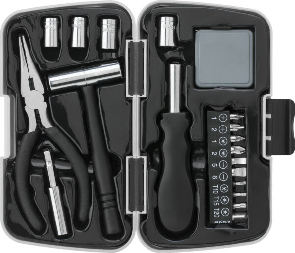 Set attrezzi 19 pezzi, custodia in ABS Blaine-MK-GV7159