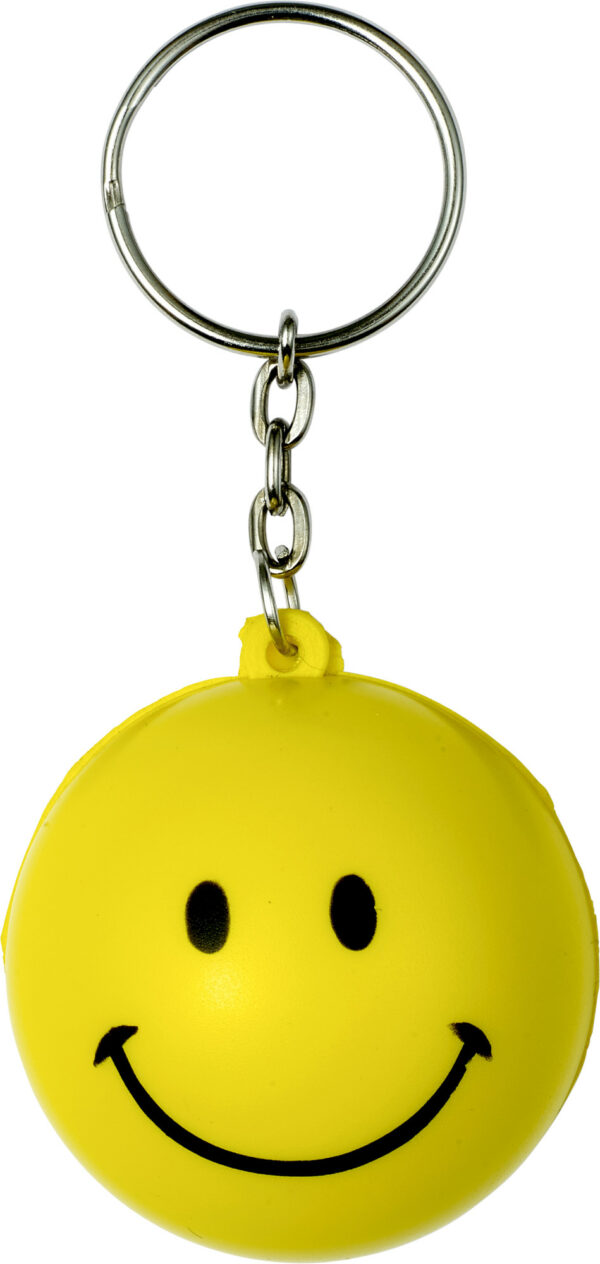 Antistress smile con portachiavi, in PU Earl-MK-GV7865