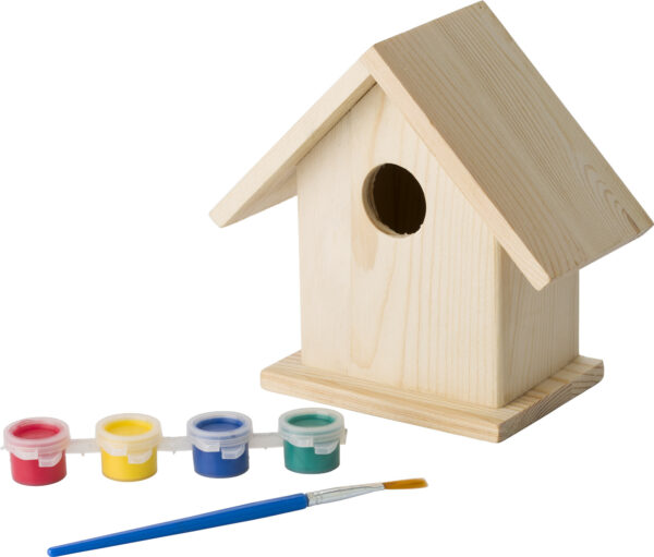 Voliera in legno con set da pittura Wesley-MK-GV8868