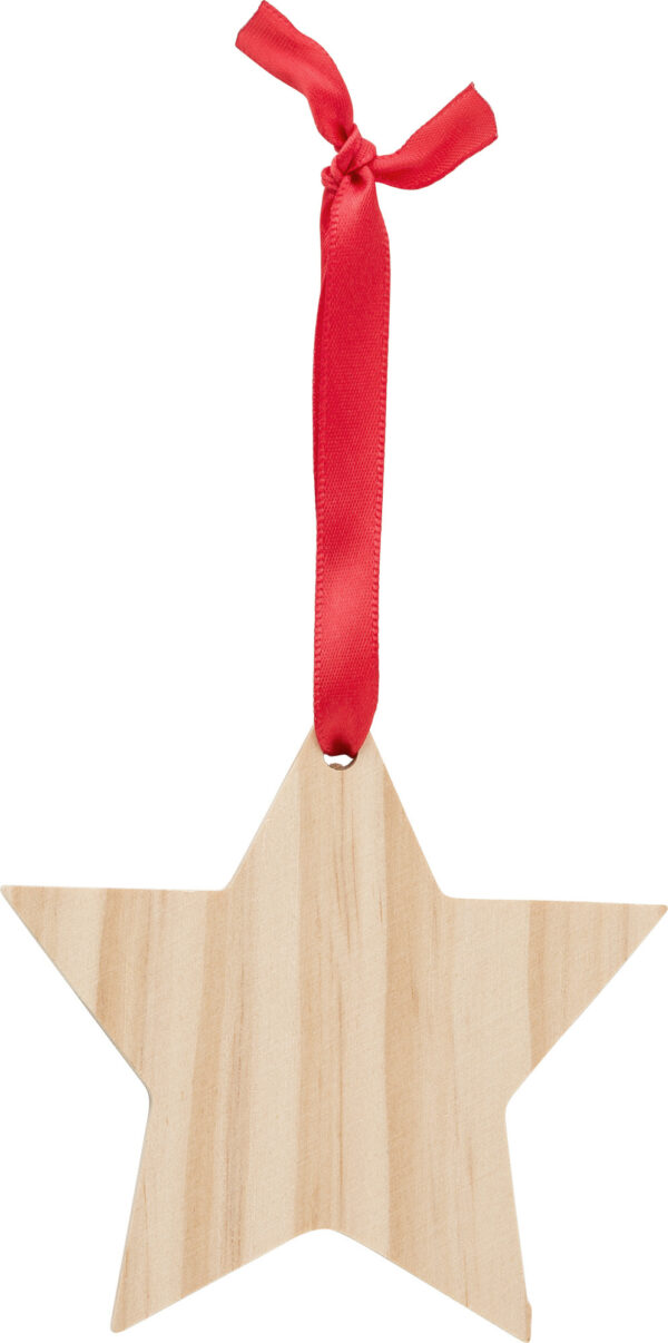 Decorazioni natalizie in legno a forma di stella Caspian-MK-GV9051
