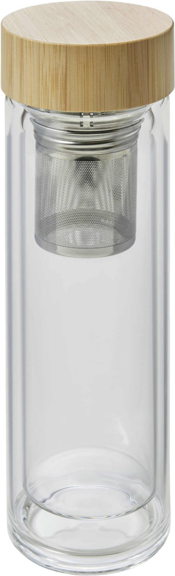 Thermos in vetro a doppia parete, capacità 420 ml Vicente-MK-GV9135
