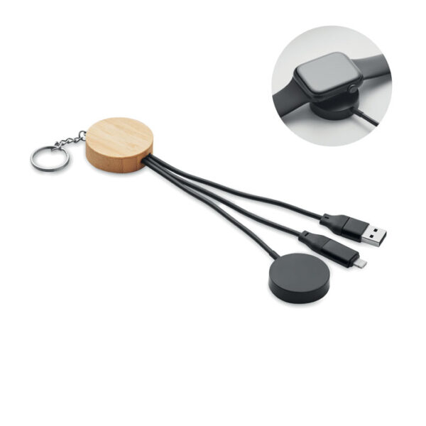 Portachiavi con cavo 4 in 1 60W