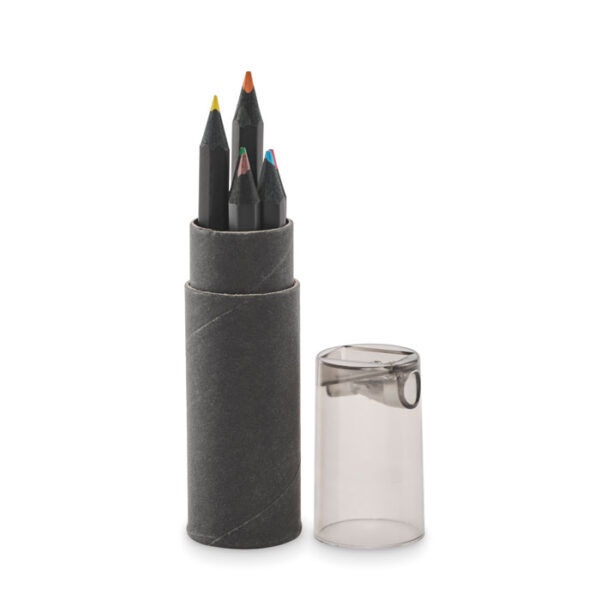 Set 6 matite colorate nere