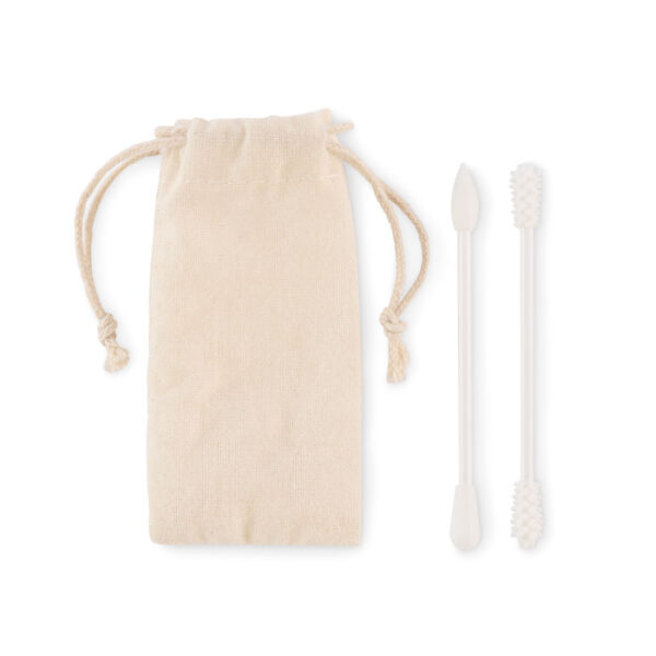 Set di bastoncini cotonati riut