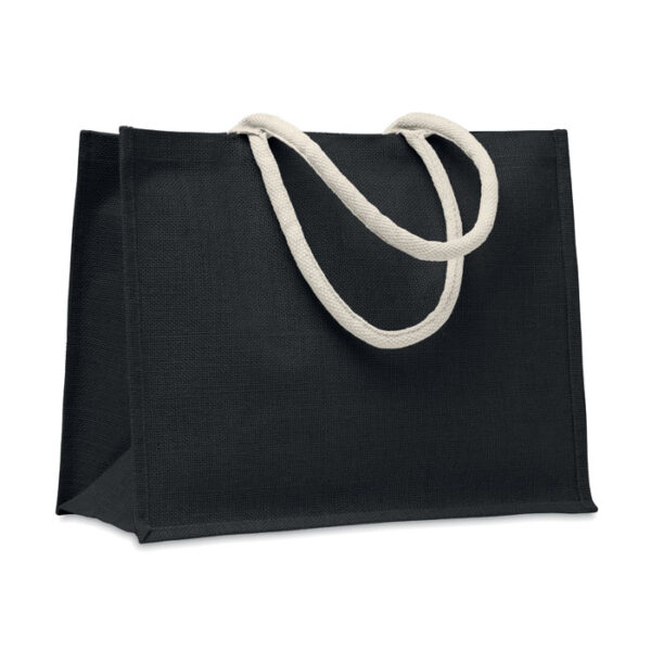 Borsa in iuta. Manici in cotone