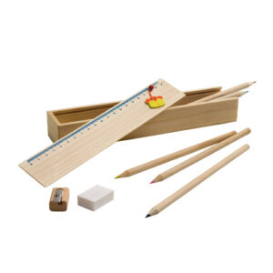 DOODLE Set da disegno fornito in scatola di legno-MK-91756
