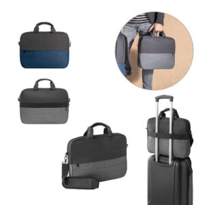 GENOA Borsa imbottita per laptop in poliestere riciclato 600D ad alta densità da 15"-MK-92086