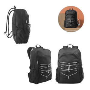 DELFOS BACKPACK Zaino porta pc 300D poliestere riciclato e 600D poliestere riciclato con elementi riflettenti-MK-92192
