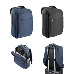 COVENTRY Zaino porta laptop completamente imbottito in poliestere riciclato ad alta densità 300D e fodera in poliestere riciclato 210D 15,6'-MK-92377