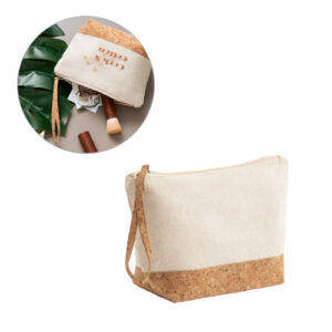 BLANCHETT Pochette in 100% cotone e sughero-MK-92735