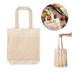 MUMBAI Borsa con rete in cotone 100% (180 g/m²)-MK-92927
