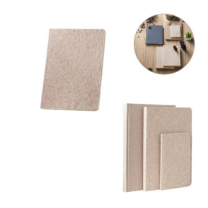 TEAPAD SEMI-RIGID Block notes A5 con copertina rigida fabbricata tramite gli scarti della foglie di té (65%)-MK-93290
