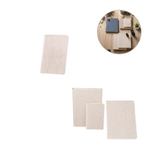 ORGANIC SOFT Block notes A6 con copertina flessibile fabbricata tramite la materia organica degli elefanti (80%)-MK-93291