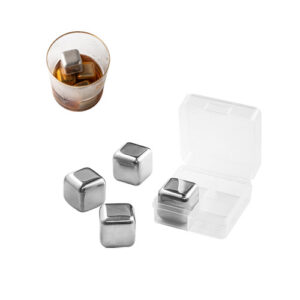 GLACIER Set di cubi riutilizzabili in acciaio inox-MK-94252