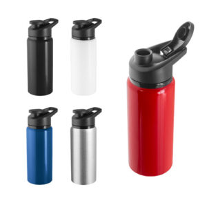 SHAWN Borraccia sportiva in 90% alluminio riciclato 660 mL-MK-94269