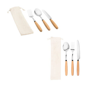 BOULUD Set da 3 pezzi in legno di acacia-MK-94292