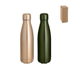 SHOW METALLIC Borraccia in acciaio inox con finitura metallica opaca 510 mL-MK-94335