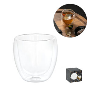 AMERICANO Bicchiere isotermico in vetro 220 mL-MK-94785