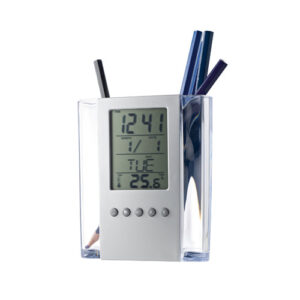 EDEM Portapenne a sfera con schermo LCD in acrilico-MK-97065