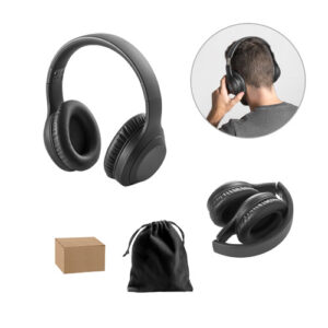 BETTENCOURT Cuffie wireless pieghevoli con ANC e 5 ore di autonomia in ABS riciclato (100% rABS-MK-97138